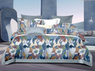 картинка комплект постельного белья 1,5-спальный, египетский хлопок 1945-4s от магазина asabella в #REGION_NAME_DECLINE_PP#