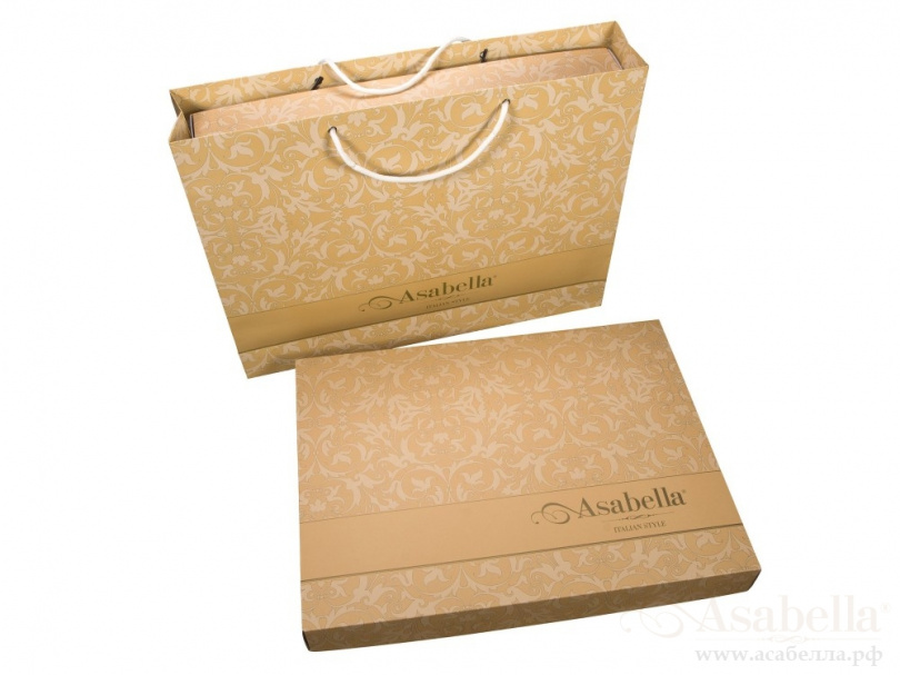 картинка комплект постельного белья 1,5-спальный, печатный сатин 517-4s от магазина asabella в Москве