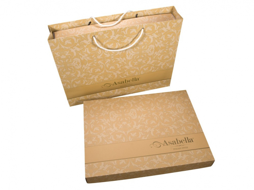 картинка комплект постельного белья евро, печатный сатин 562-6 от магазина asabella в Москве