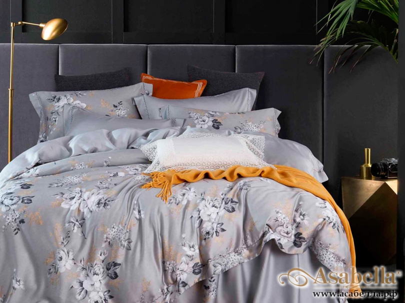 картинка комплект постельного белья евро, тенсел 1060-6 от магазина asabella в Москве