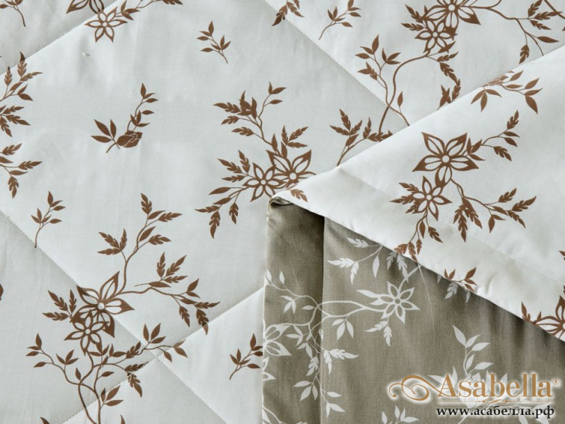 картинка комплект с летним одеялом из печатного сатина 160х220 см, 2138-osps от магазина asabella в Москве