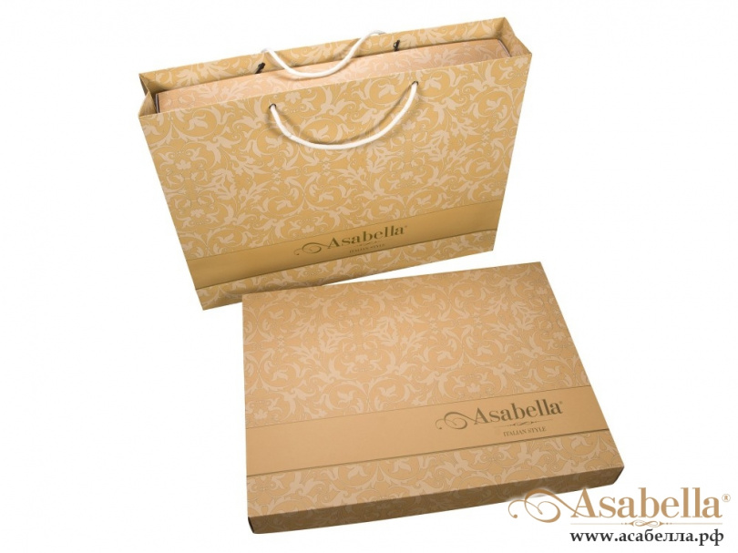картинка комплект постельного белья евро, печатный сатин 499-6 от магазина asabella в Москве