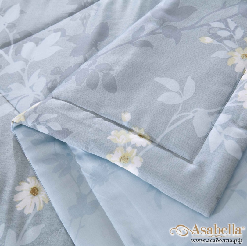картинка одеяло летнее двустороннее из тенселя asabella 323-om, размер 200*220 см. от магазина asabella в Москве