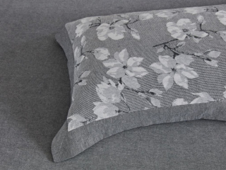 картинка комплект с летним одеялом из муслинового жаккарда 200х220 см, 2065-omp от магазина asabella в Москве