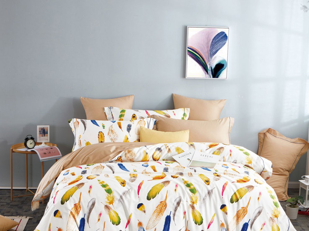 картинка одеяло летнее тенсел в хлопке 160х220 см, 1606-os от магазина asabella в #REGION_NAME_DECLINE_PP#
