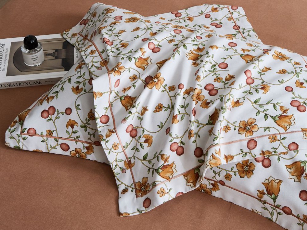 картинка комплект постельного белья евро, фланель 2067-6 от магазина asabella в Москве