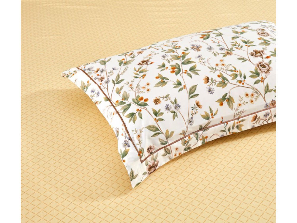 картинка комплект с летним одеялом из печатного сатина 200х220 см, 2143-omp от магазина asabella в Москве