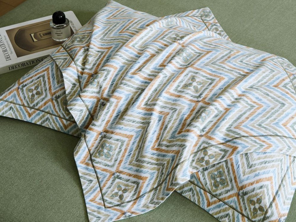 картинка комплект постельного белья евро, фланель 2079-6 от магазина asabella в Москве