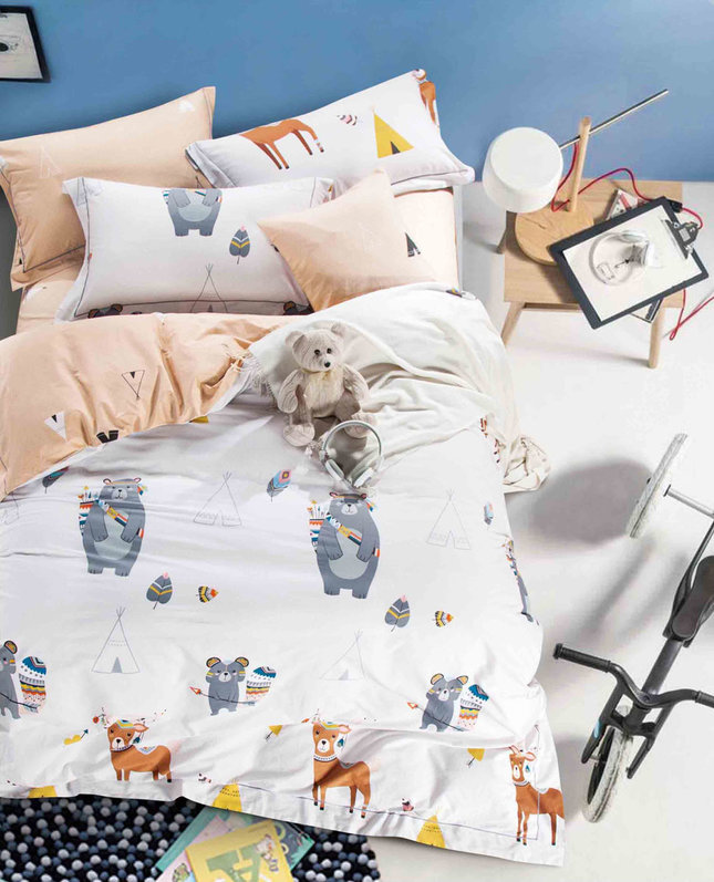 картинка комплект постельного белья asabella 244-4s, размер 1,5 спальный от магазина asabella в Москве