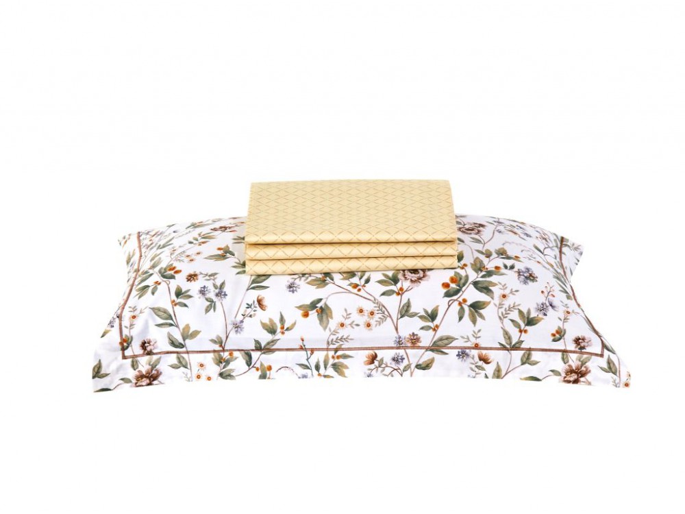 картинка комплект с летним одеялом из печатного сатина 160х220 см, 2143-osps от магазина asabella в #REGION_NAME_DECLINE_PP#