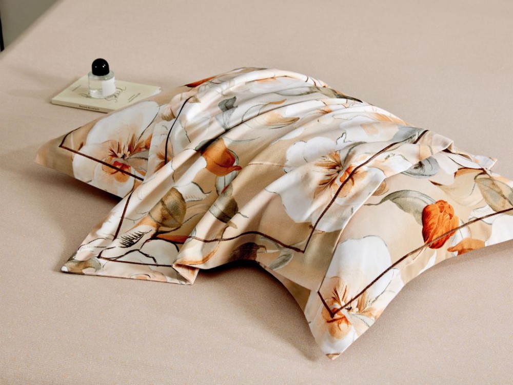 картинка комплект постельного белья евро, фланель 2101-6 от магазина asabella в Москве