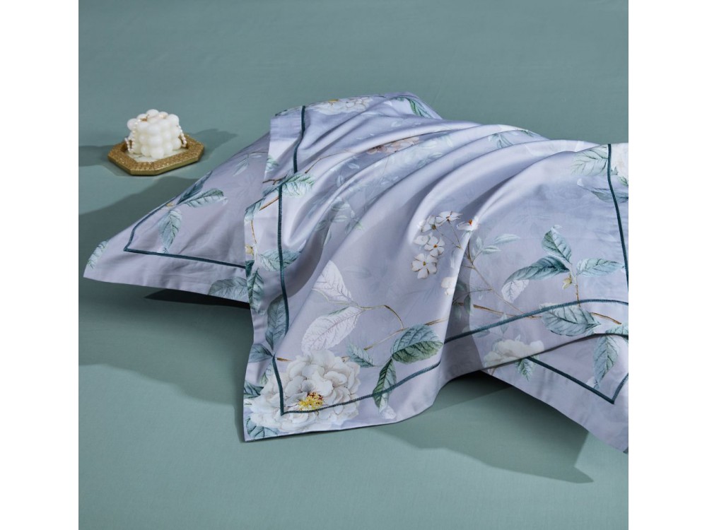 картинка комплект постельного белья 1,5-спальный, египетский хлопок 2115-4s от магазина asabella в Москве