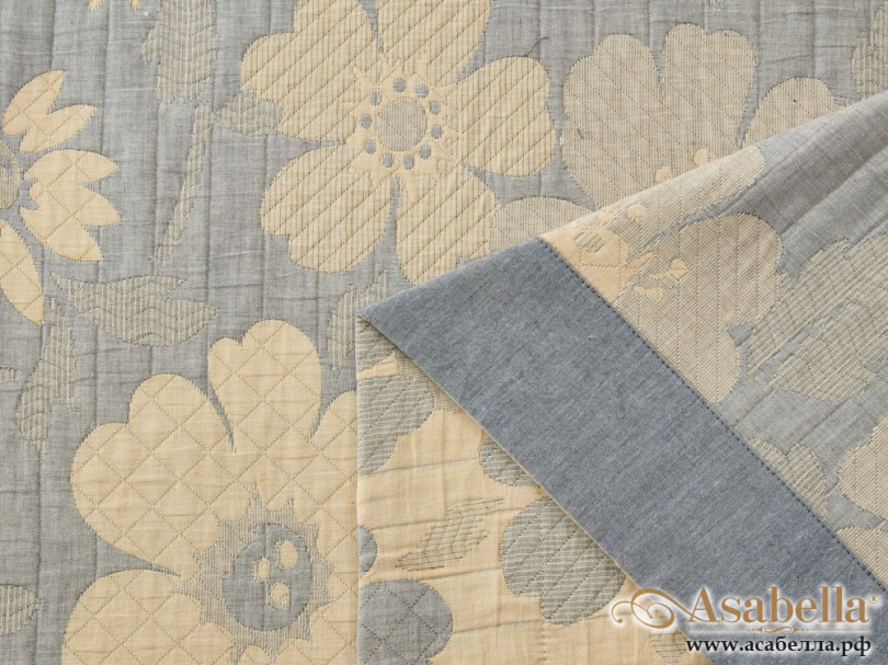 картинка плед летний хлопковый муслин, наполнитель искусственный шелк 160х220 см, 1622-os от магазина asabella в Москве