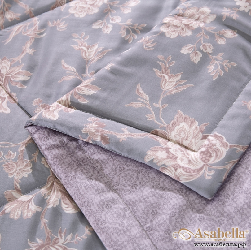 картинка одеяло летнее двустороннее из тенселя asabella 319-om, размер 200*220 см. от магазина asabella в Москве