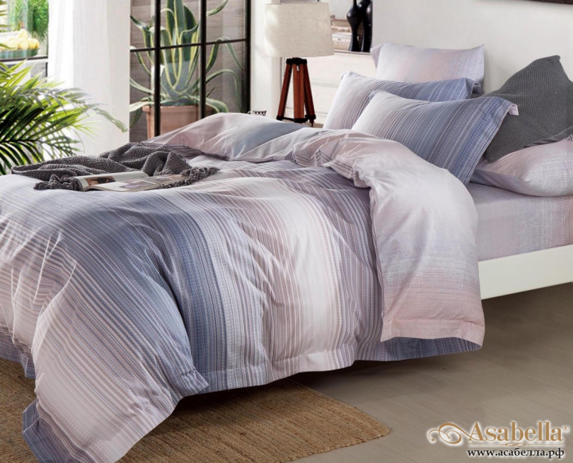 картинка постельное белье из фланели asabella 462-7, размер семейный от магазина asabella в Москве