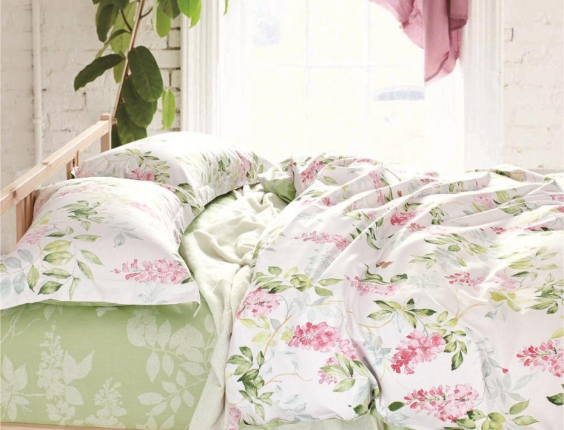 картинка комплект постельного белья asabella 755, размер 1.5-спальный от магазина asabella в Москве