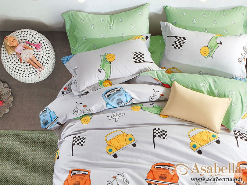 картинка комплект постельного белья asabella 271-xs, размер 1,5-спальный от магазина asabella в Москве