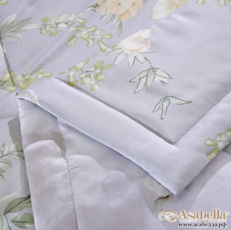 картинка одеяло летнее двустороннее из тенселя asabella 324-om, размер 200*220 см. от магазина asabella в Москве