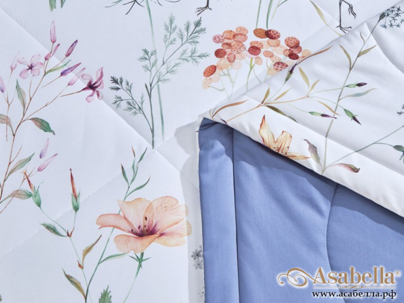 картинка комплект с летним одеялом из египетского хлопка premium 200х220 см, 2053-omp от магазина asabella в Москве