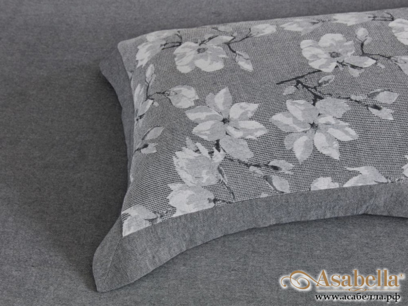 картинка комплект с летним одеялом из муслинового жаккарда 200х220 см, 2065-omp от магазина asabella в Москве