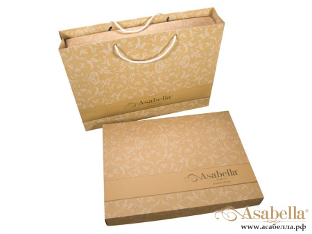 картинка комплект постельного белья 1,5-спальный, печатный сатин 401-4s от магазина asabella в Москве
