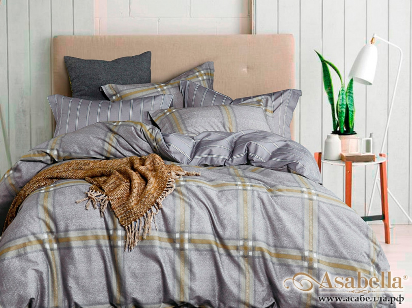 картинка комплект постельного белья 1,5-спальный, фланель 561-4s от магазина asabella в Москве