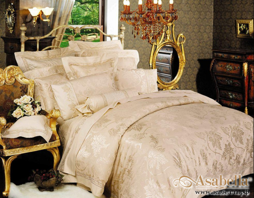 картинка комплект постельного белья asabella 311, размер евро-плюс от магазина asabella в Москве