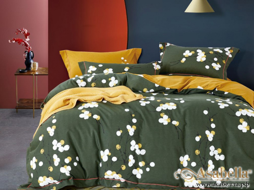 картинка комплект постельного белья 1,5-спальный, фланель 1668-4s от магазина asabella в Москве