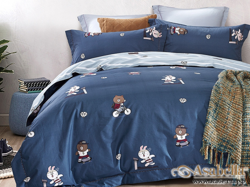 картинка комплект постельного белья asabella 333-xs, размер 1,5-спальный от магазина asabella в Москве