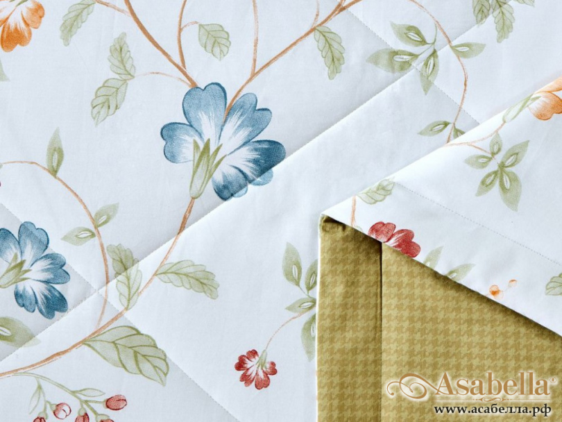 картинка комплект с летним одеялом из печатного сатина 200х220 см, 2139-omp от магазина asabella в Москве