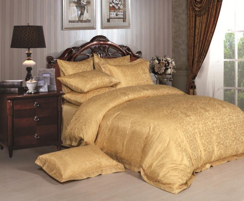 картинка комплект постельного белья asabella 661, размер евро от магазина asabella в Москве