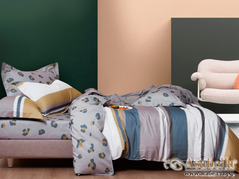 картинка комплект постельного белья 1,5-спальный, фланель 1427-4s от магазина asabella в Москве