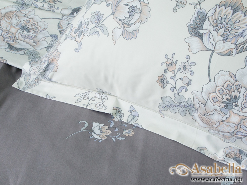 картинка простыня с наволочками asabella 381-3ps, размер 180*260 см. от магазина asabella в Москве