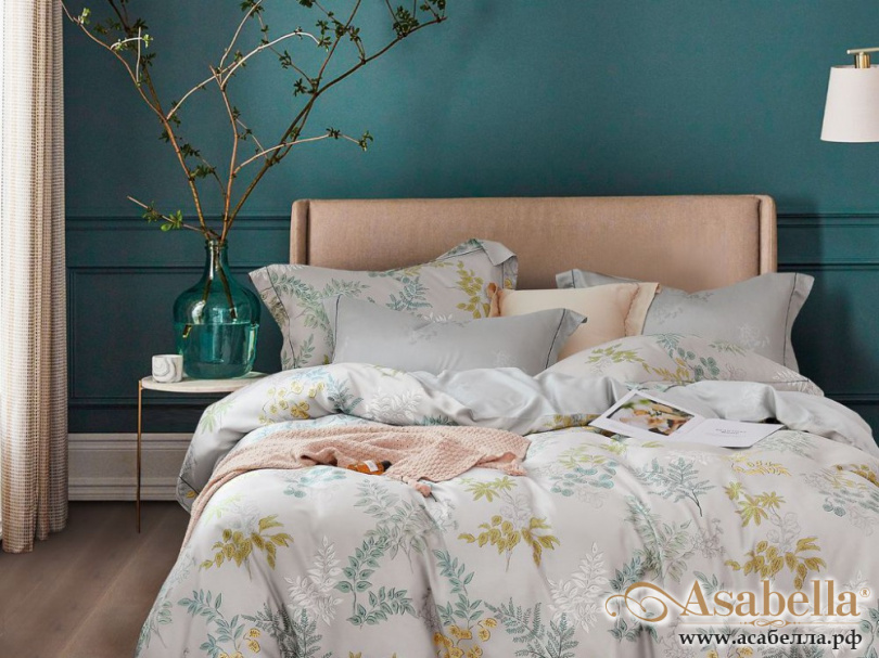 картинка комплект постельного белья 1,5-спальный, тенсел 1630-4s от магазина asabella в Москве